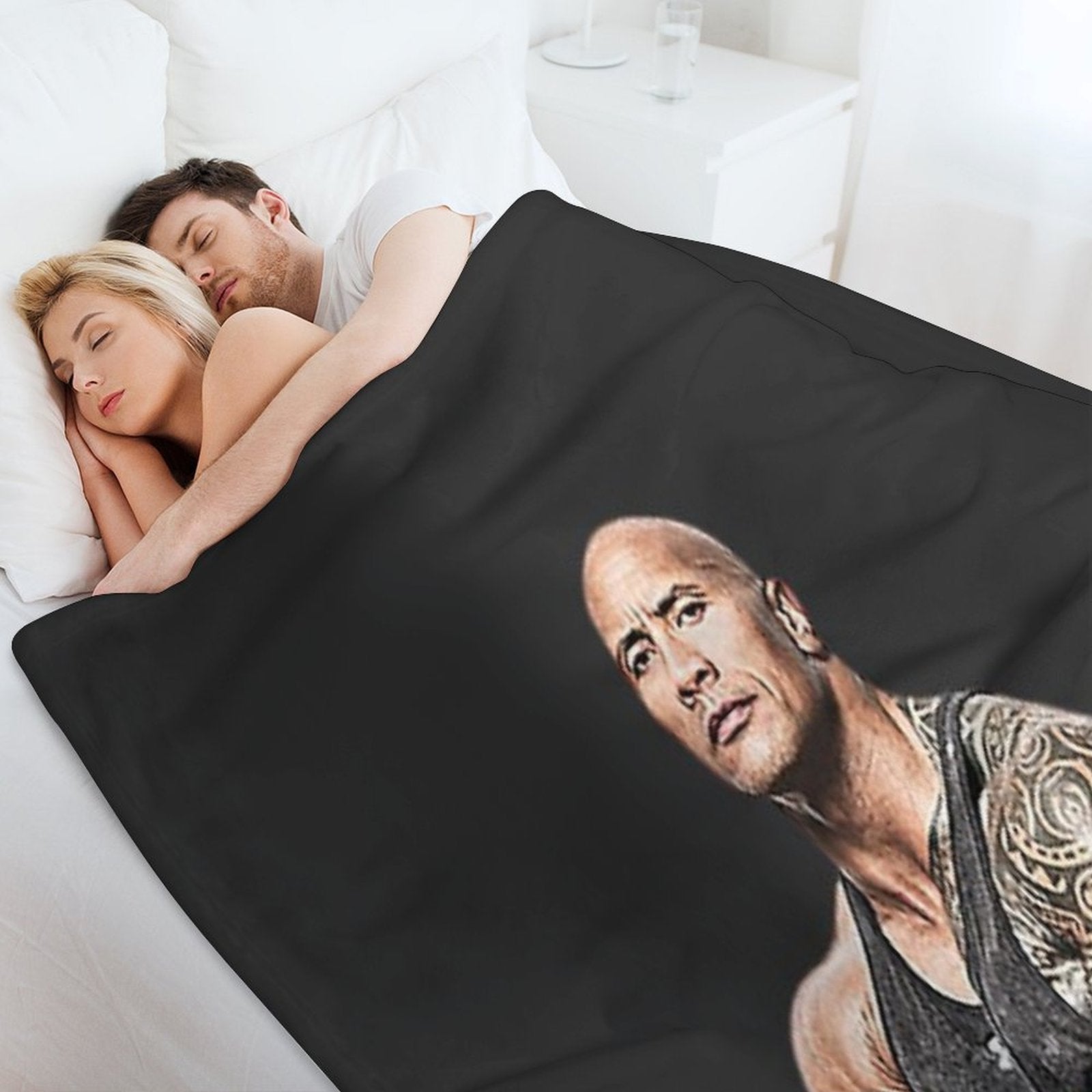 CAN YOU SMELL WHAT THE ROCK IS COOKING Anti-pilling Throw Blanket