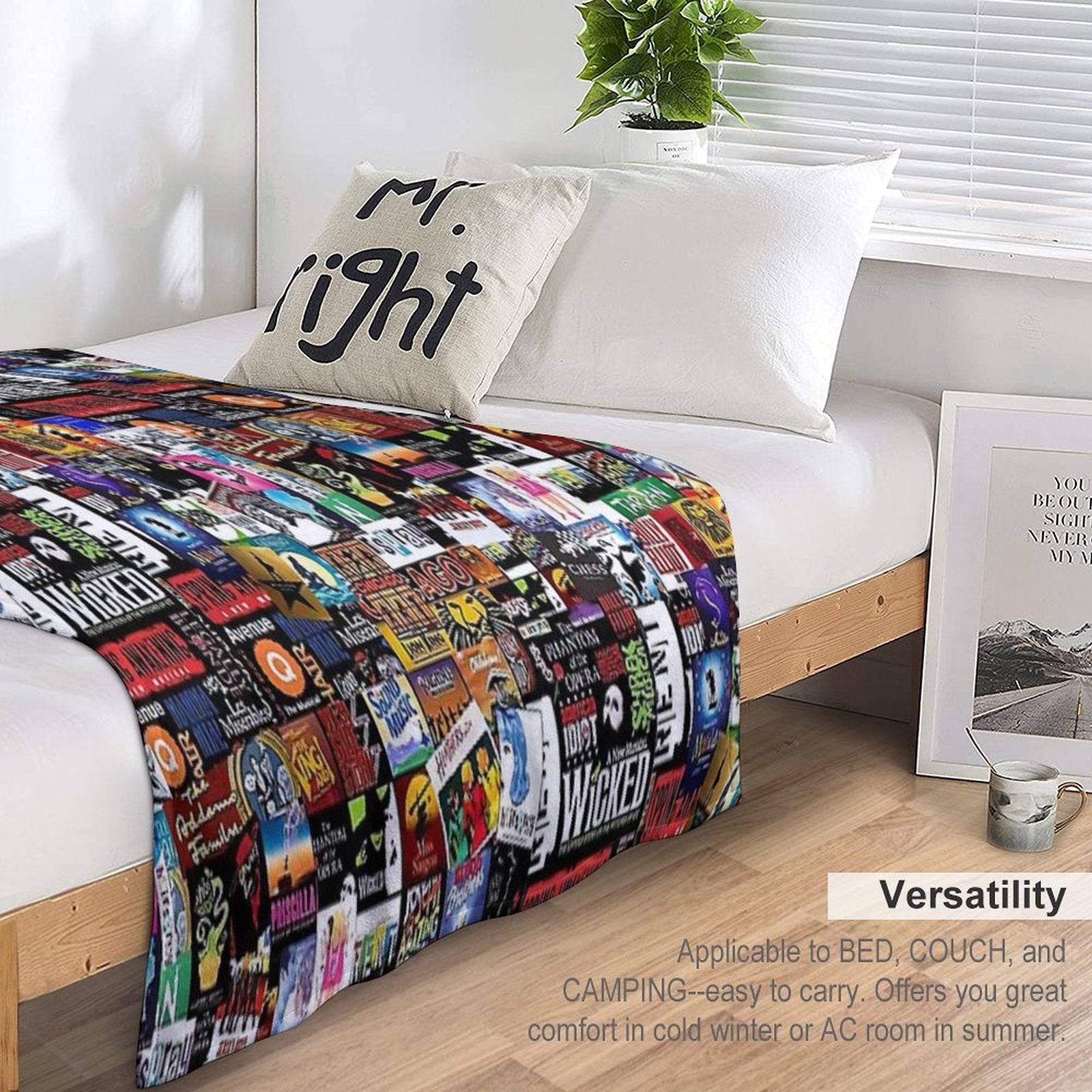 Collage II Musical Gift-ready Throw Blanket
