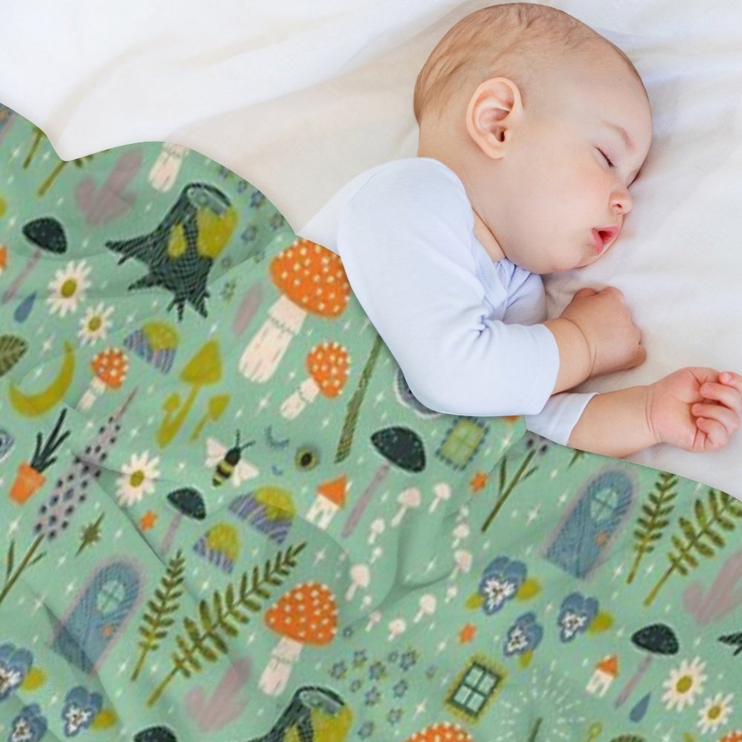 Fairy Garden Versatility Throw Blanket