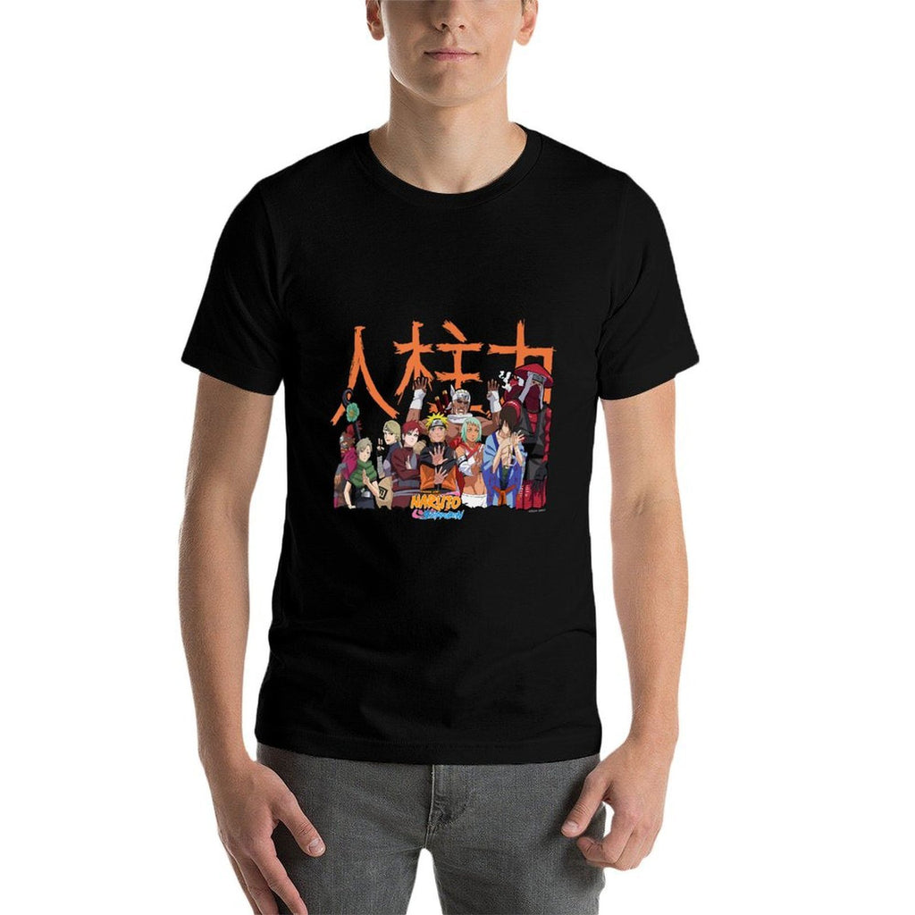 Naruto Shippuden Jinchuuriki Group Anime  Affordable Price T-Shirt