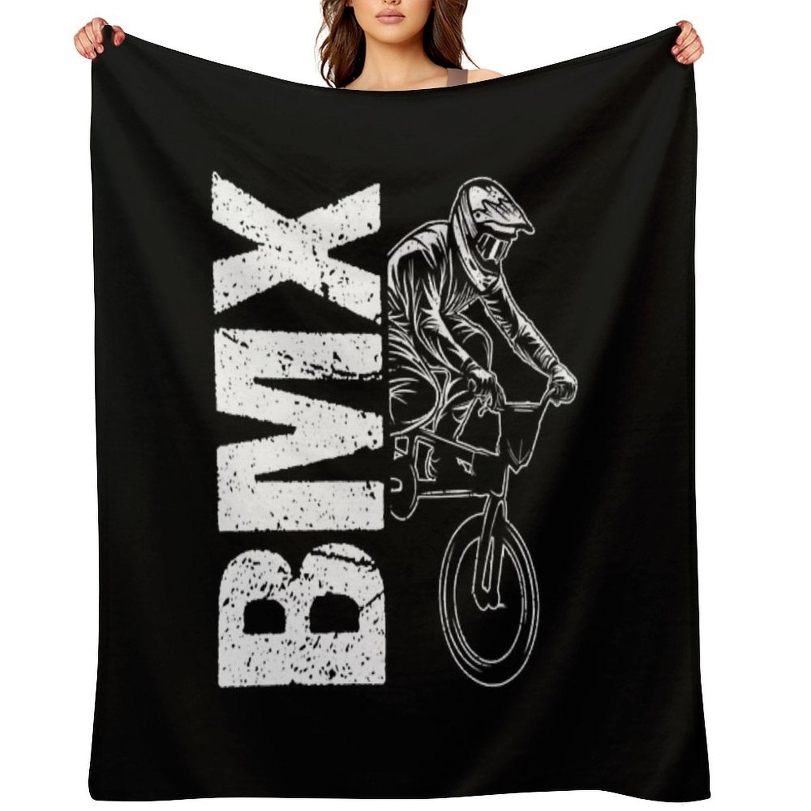 BMX Bike Hobby Sport BMX Gift Idea Comfort Throw Blanket