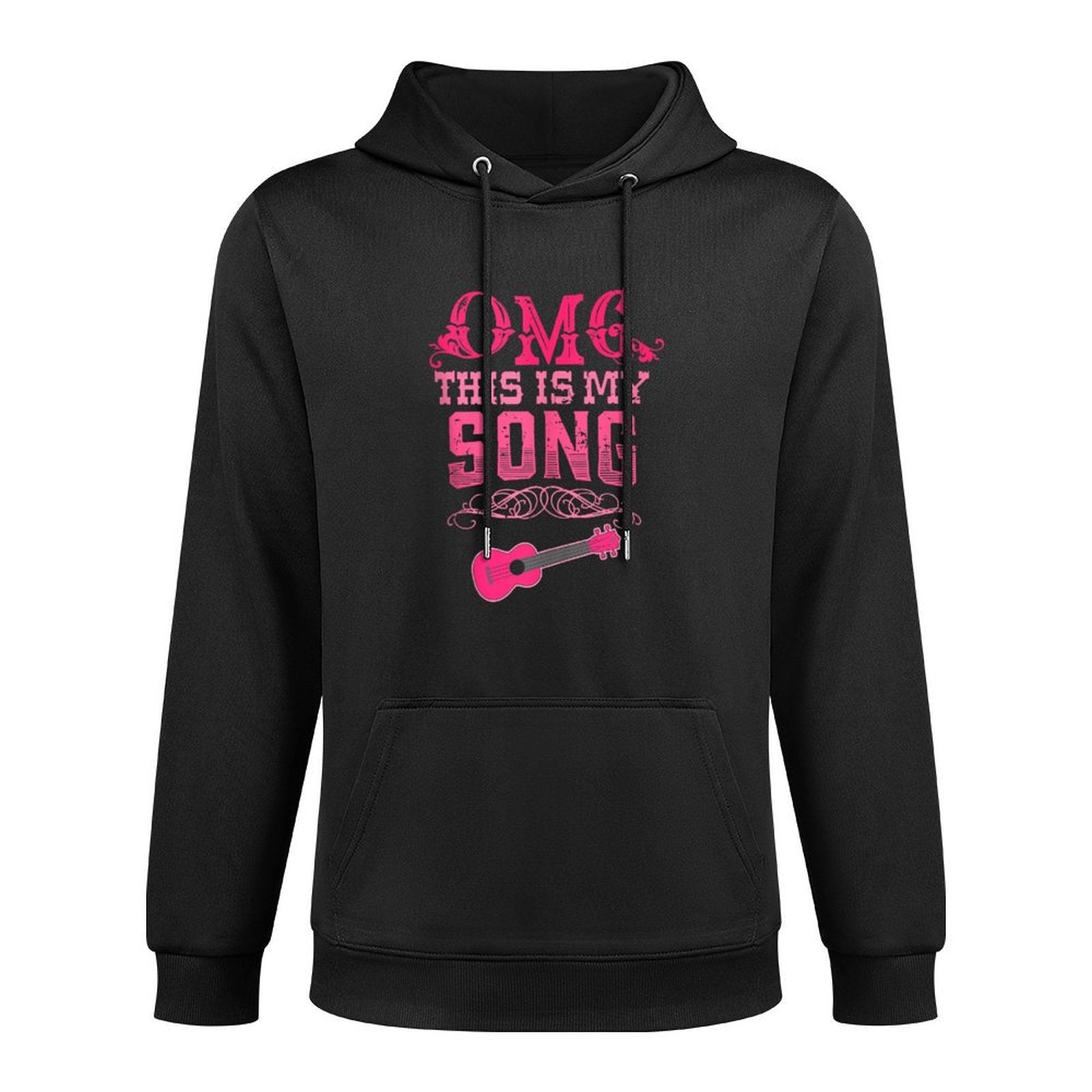 OMG This Is My Song Guitar Cowboy Howdy Western Design Versatile Streetwear Hoodie