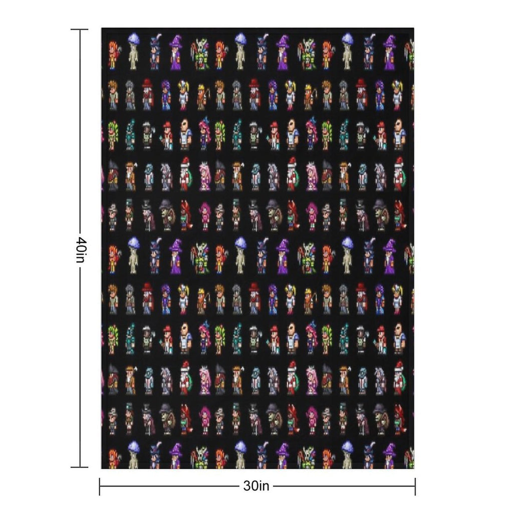 Terraria NPCs Versatility Throw Blanket