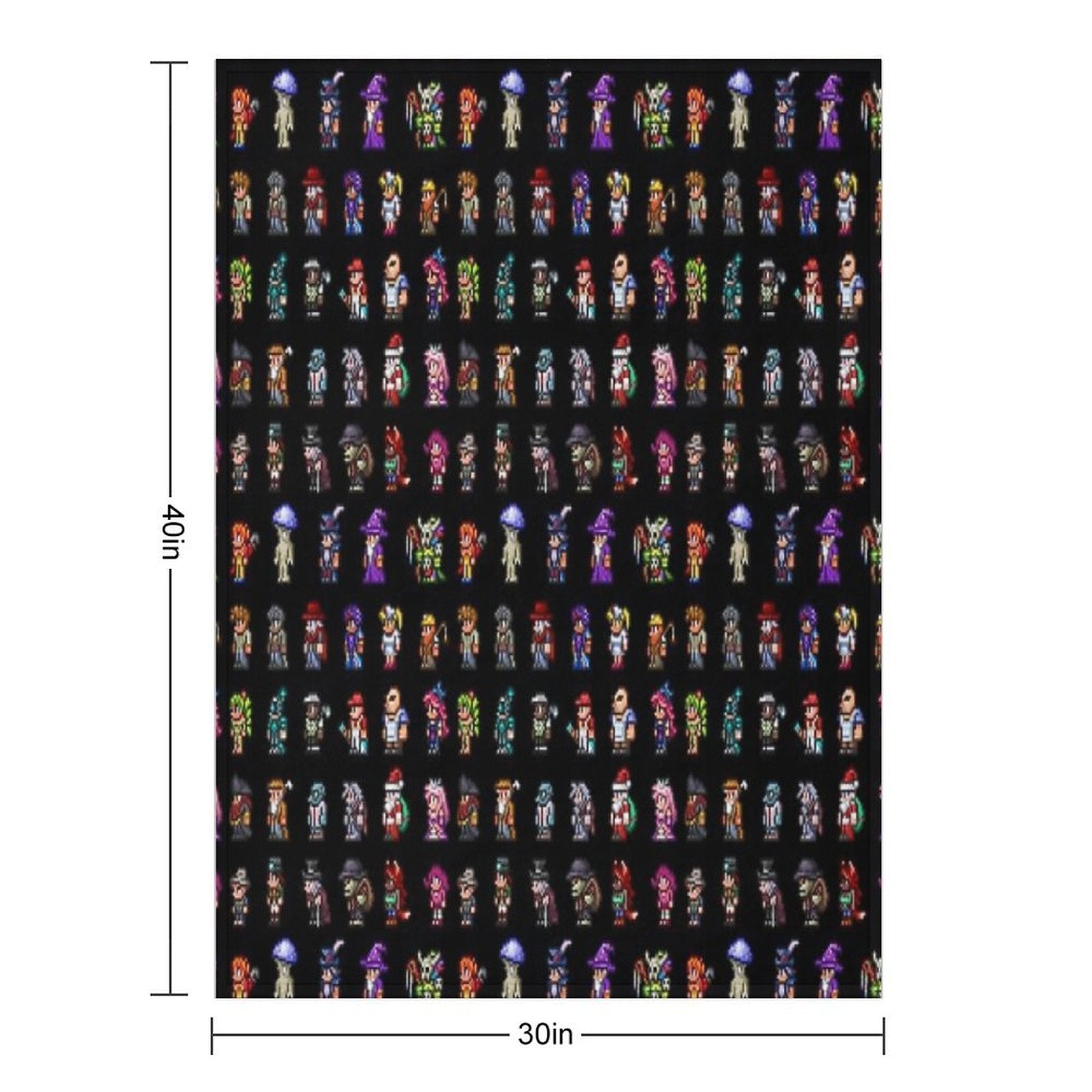 Terraria NPCs Versatility Throw Blanket