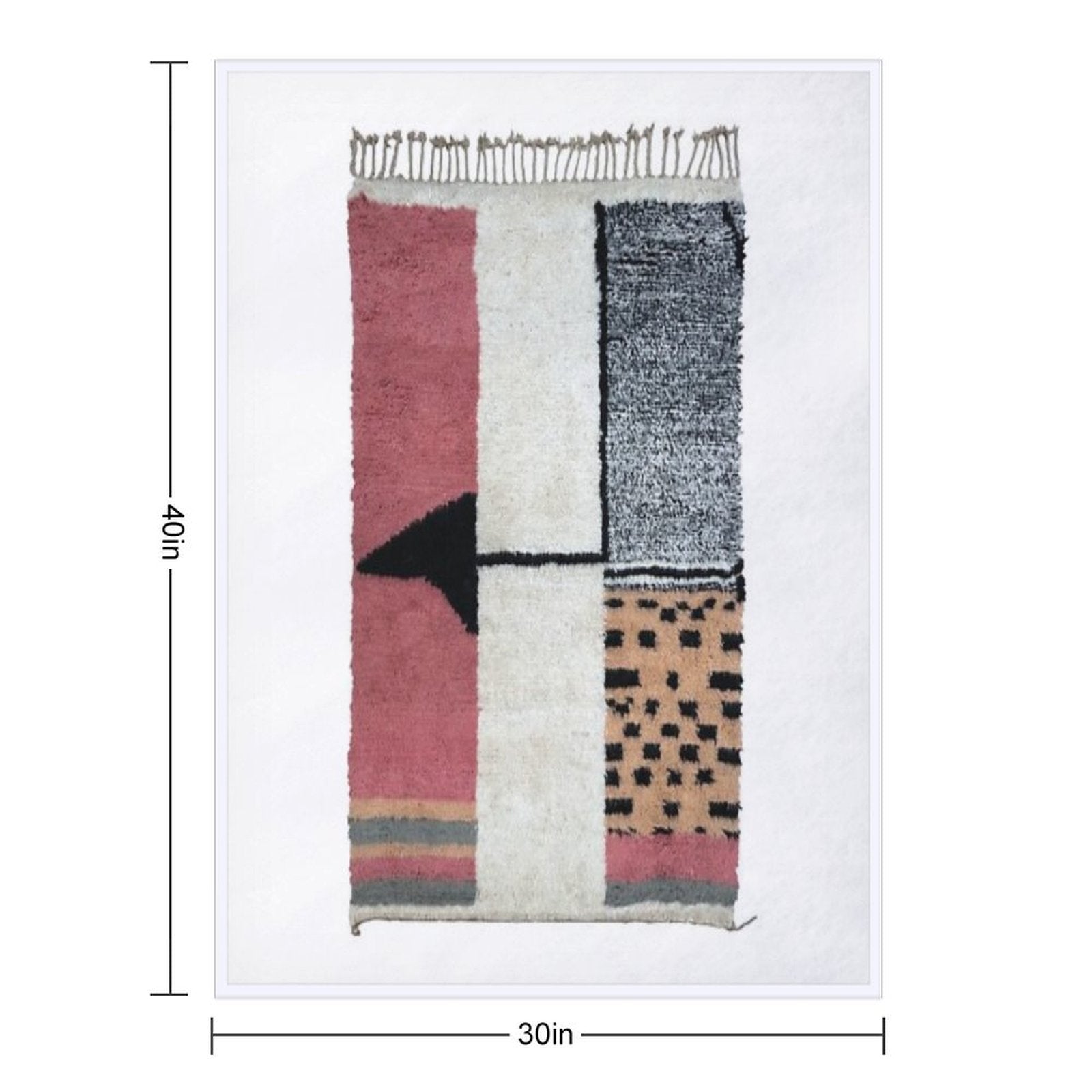 Traditional Farmhouse Rustic  Style Artwork Cactus Sabra Rug-handmade Silk  Boho Old Gift-ready Throw Blanket