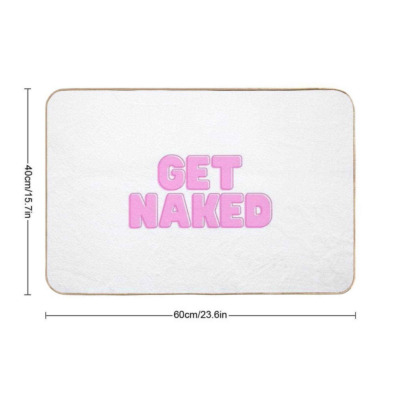 Get Naked  Eco-Friendly Bath Mat
