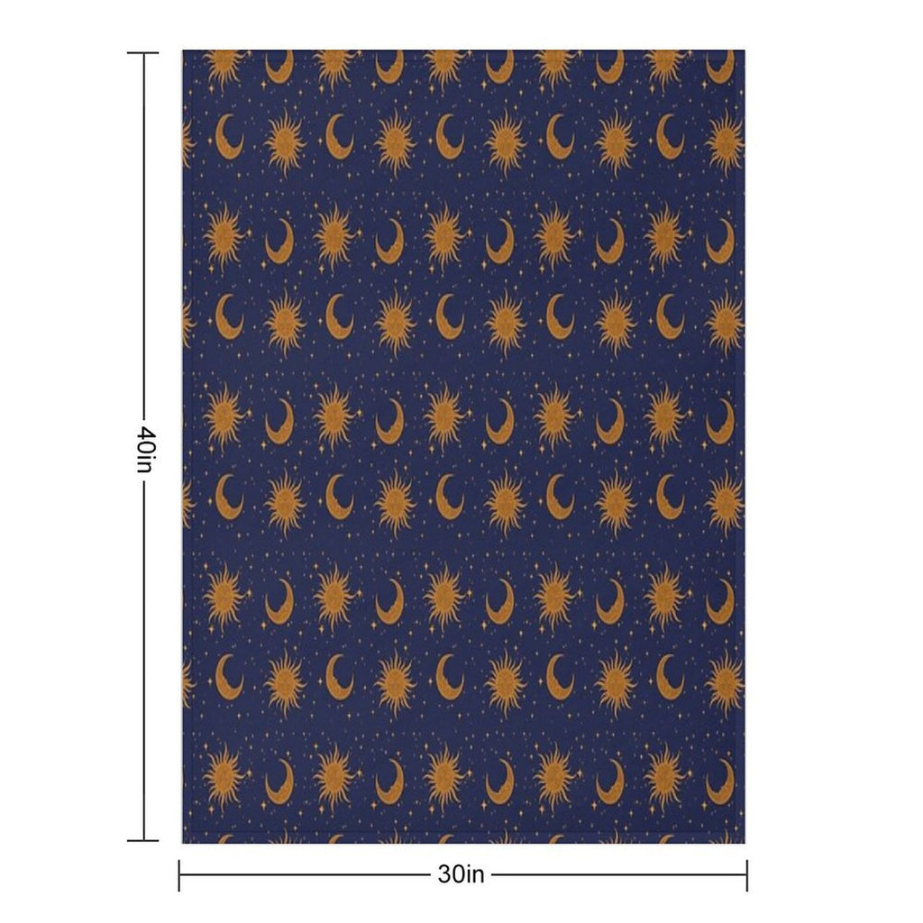 Celestial Travel-friendly Throw Blanket