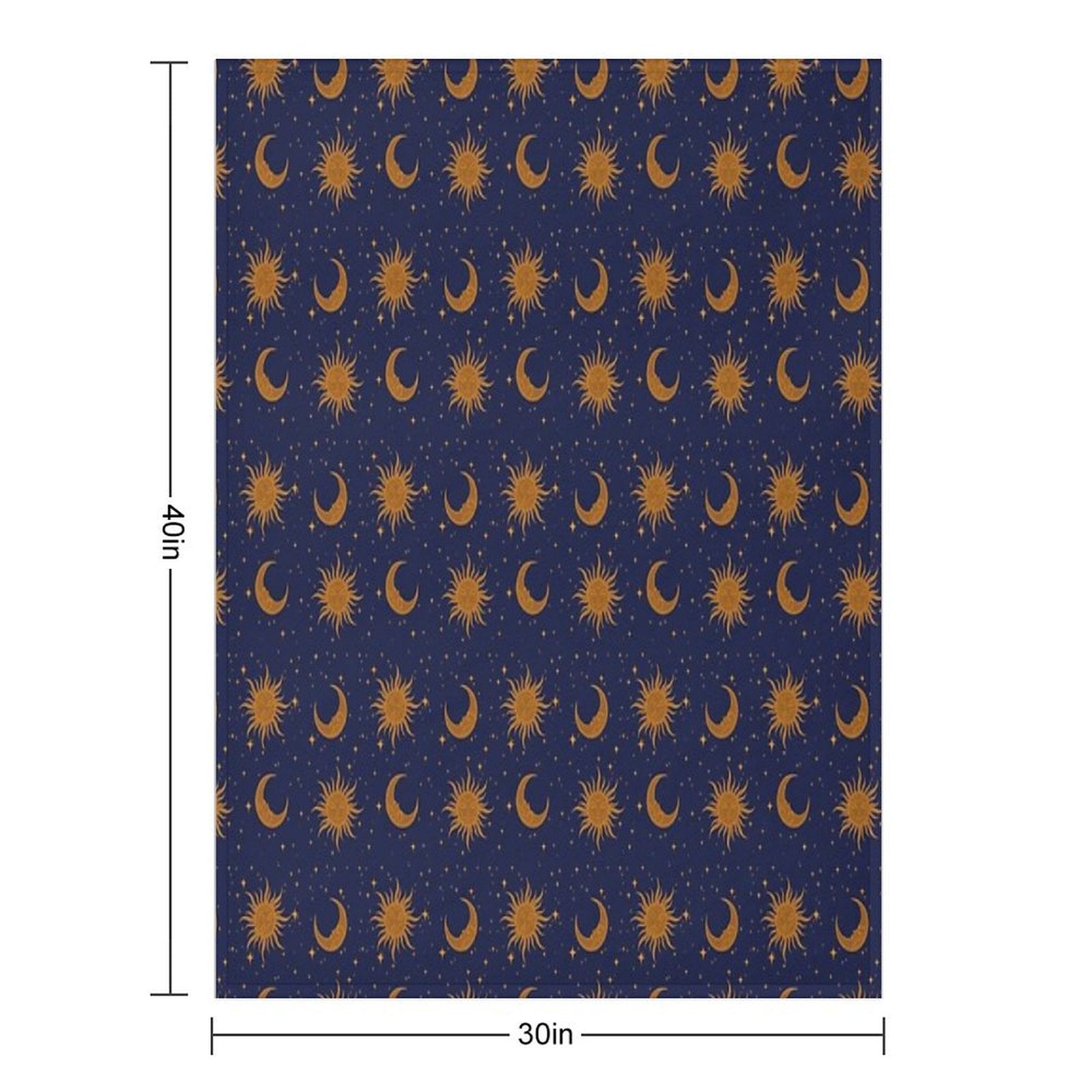 Celestial Travel-friendly Throw Blanket