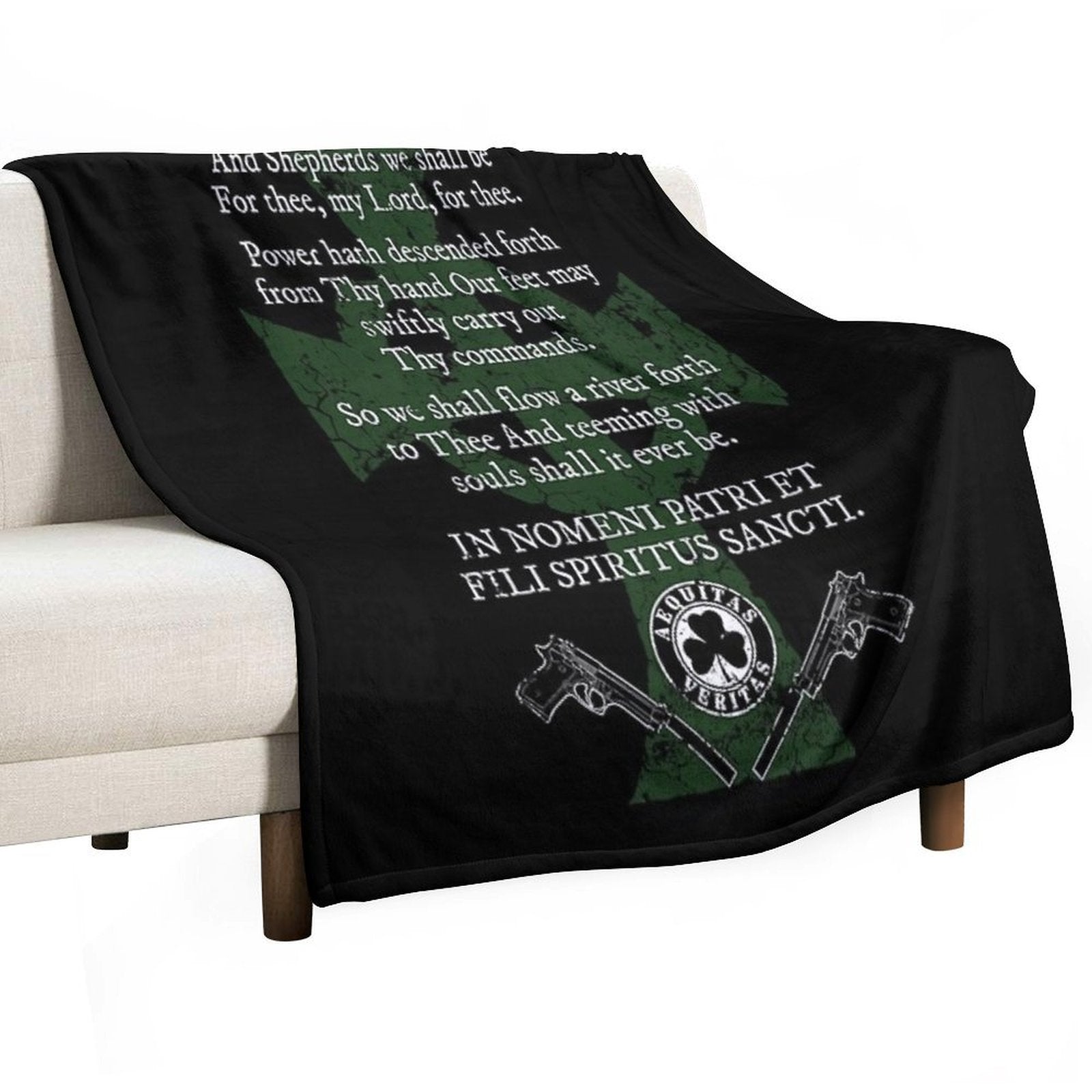 Boondock Saints Prayer All-season Throw Blanket