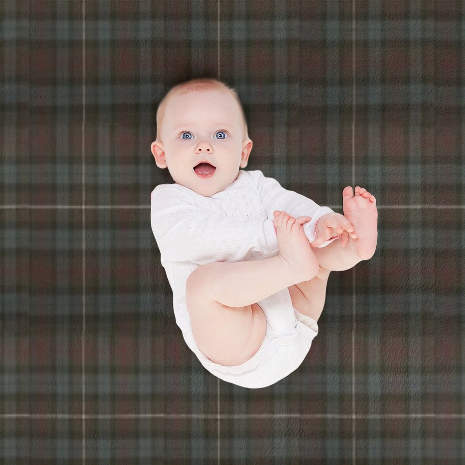 Clan Fraser Hunting Tartan Plush Throw Blanket