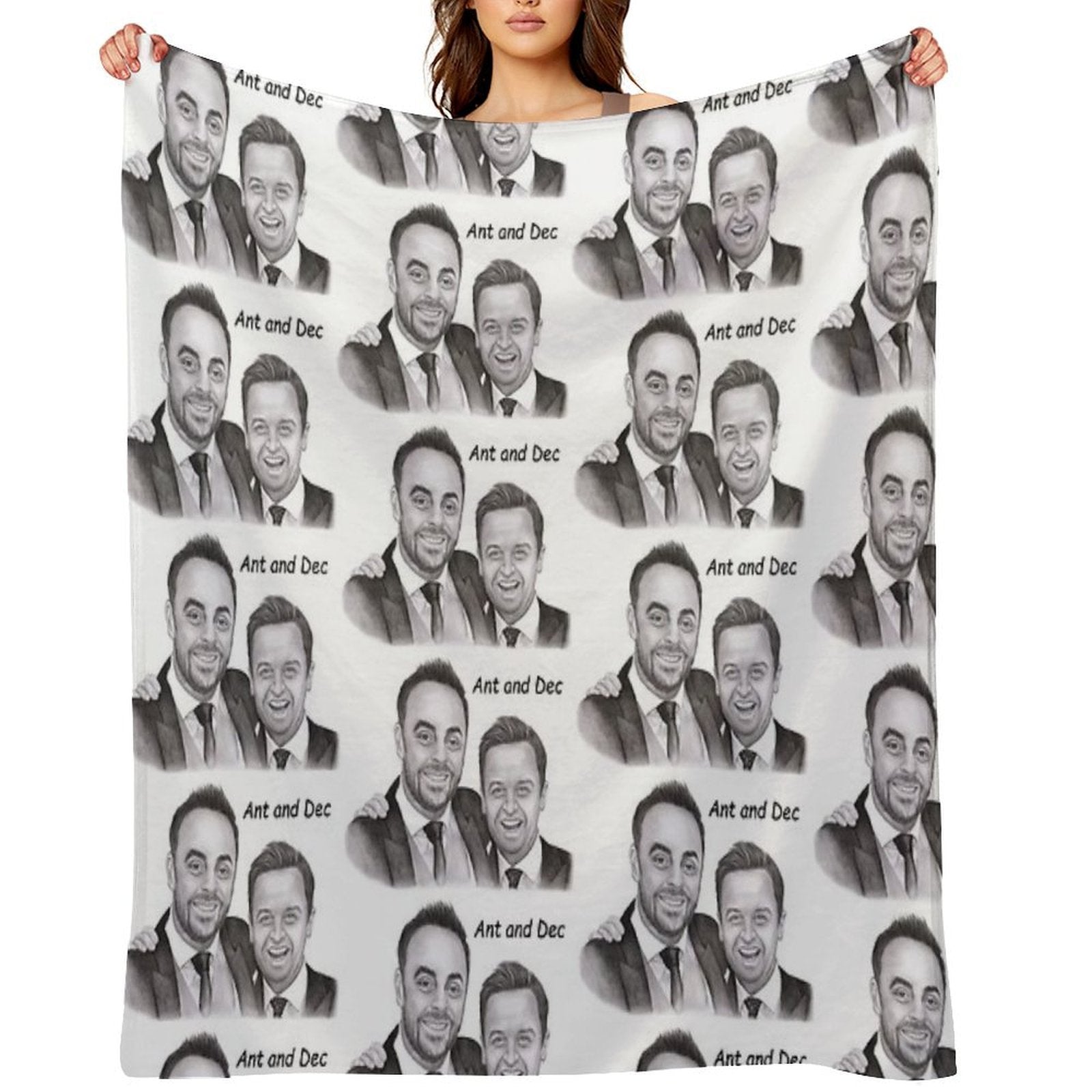 Ant And Dec Lightweight Throw Blanket