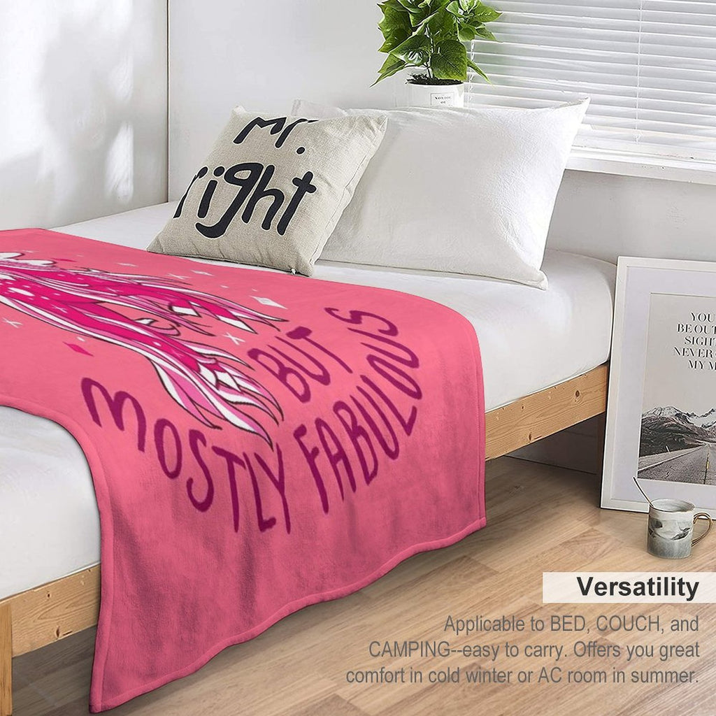 KIND OF A MESS Pegasus Versatility Throw Blanket