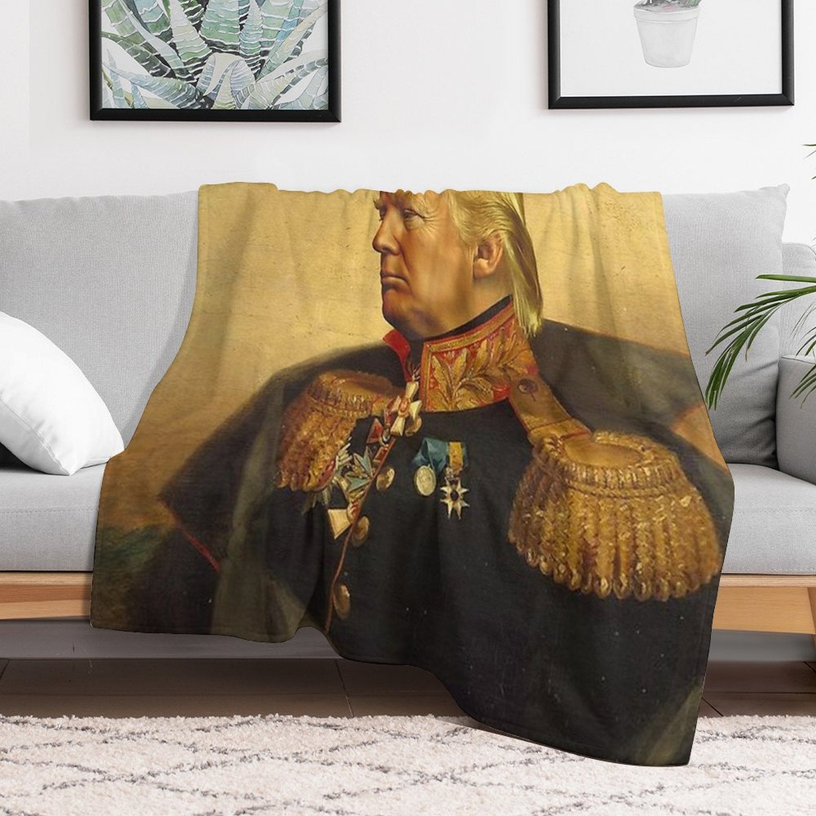 Donald Trump - Replaceface Premium Throw Blanket