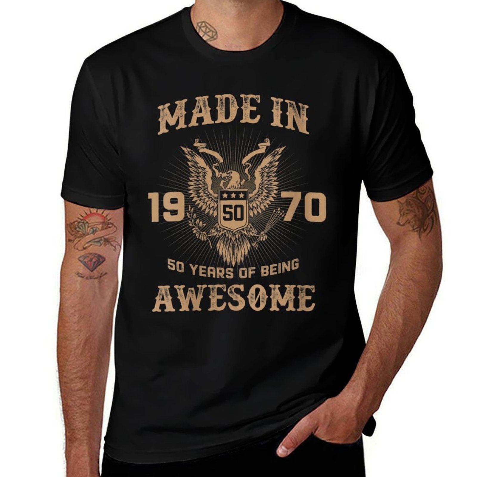 Womens 50th Birthdays For Men Women 50 Year Old Made In 1970  Stretchy T-Shirt