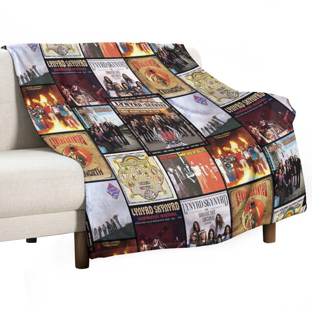 Greatest Albums Sustainable Throw Blanket