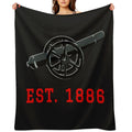 Established 1886 Wrinkle-free Throw Blanket