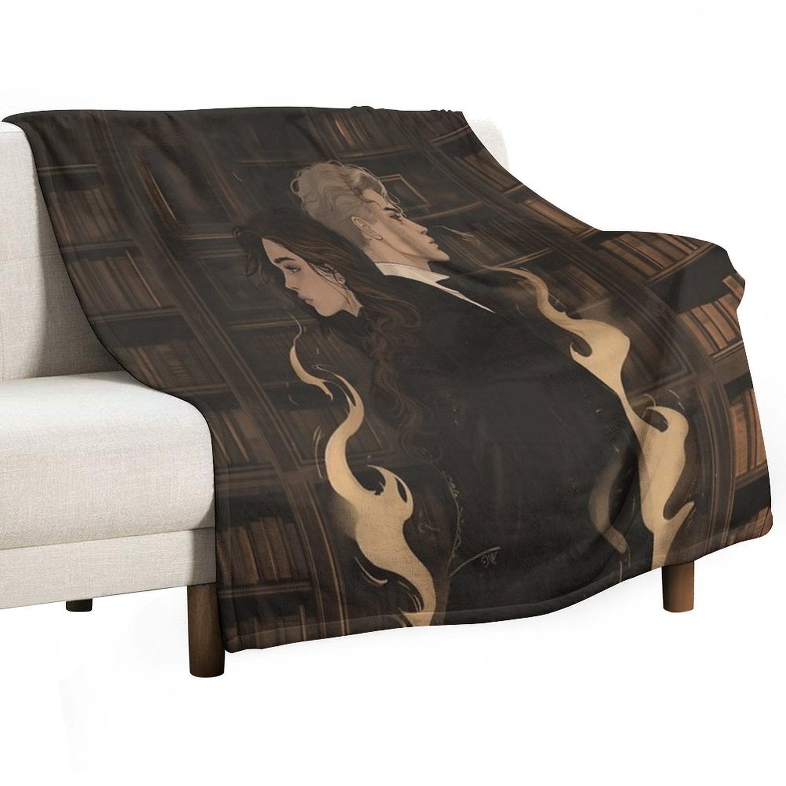 Dramione Shadow Sustainable Throw Blanket