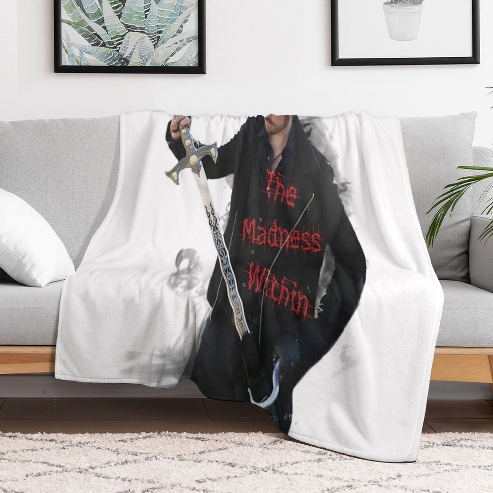 The Madness Within All-season Throw Blanket