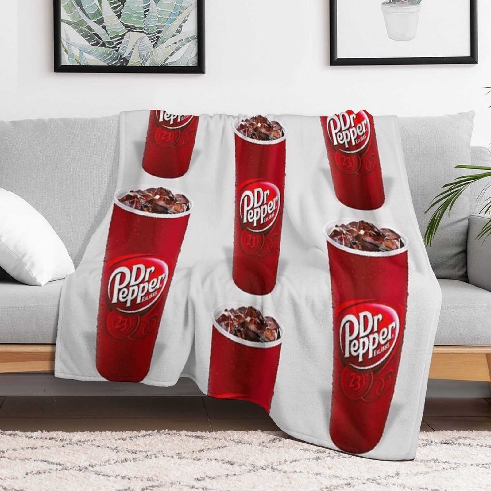 Dr Pepper Multi-functional Throw Blanket