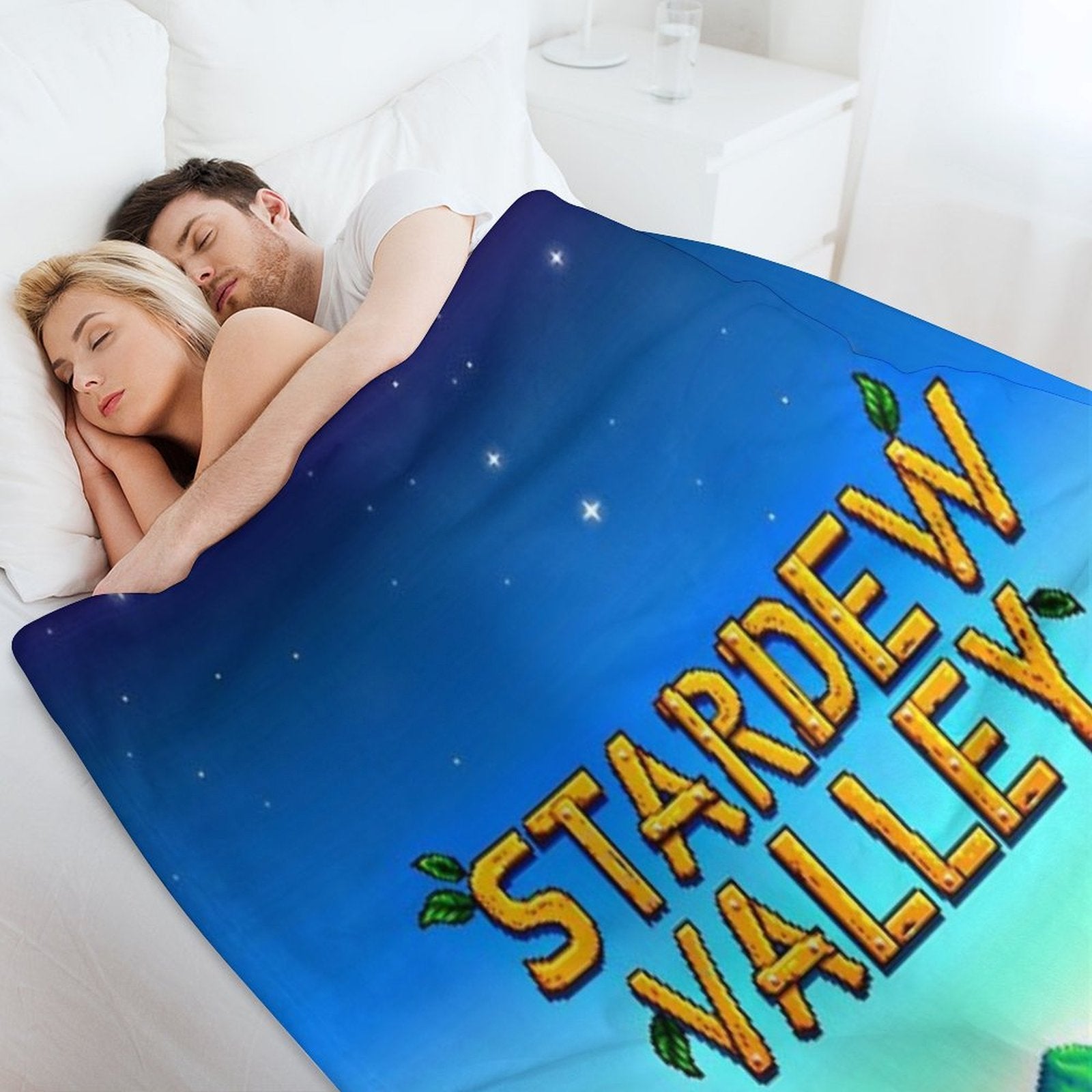 Stardew Valley Title Durable Throw Blanket