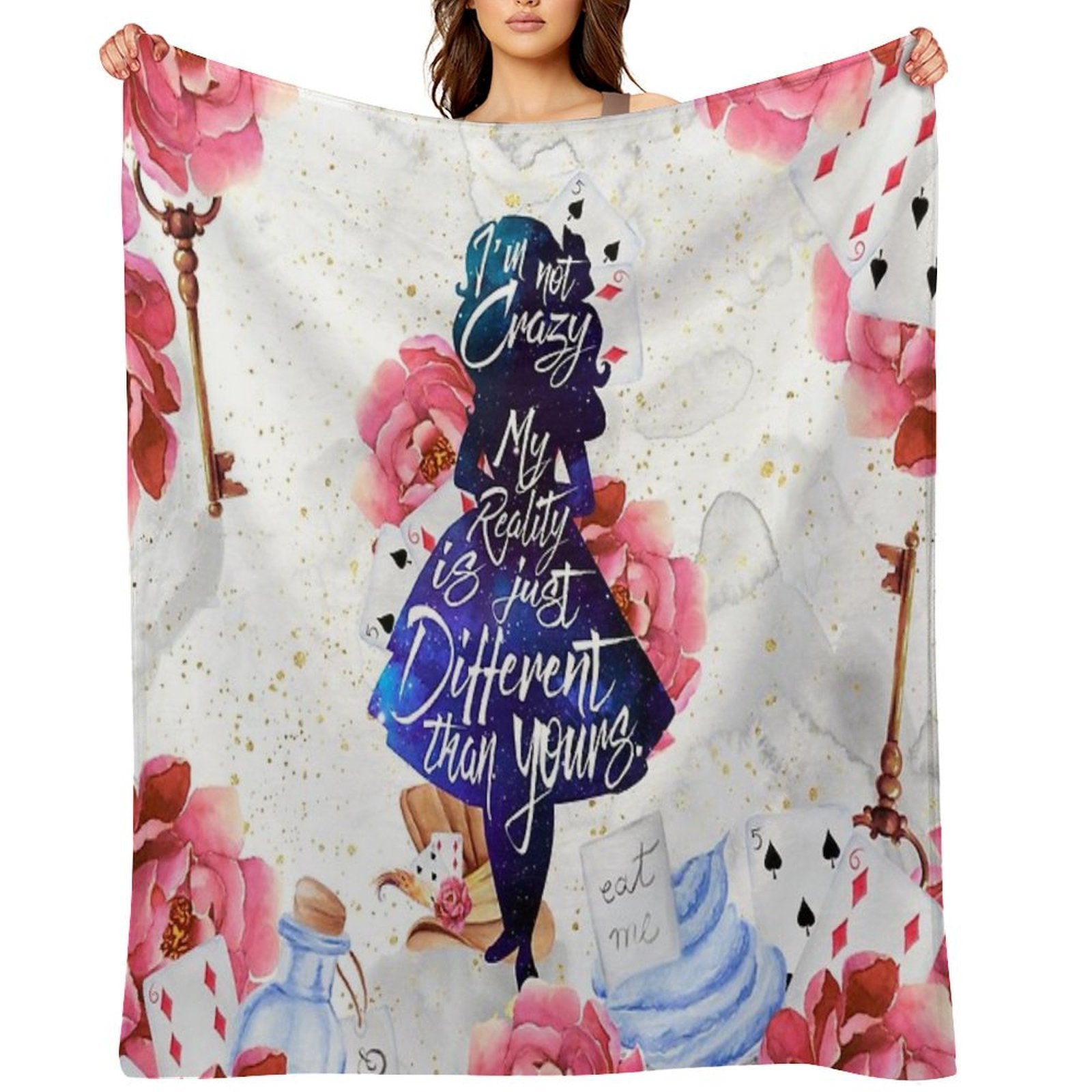 Alice - I'm Not Crazy Premium Throw Blanket