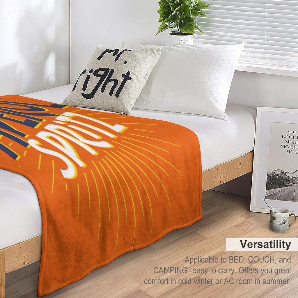 Aperol Spritz Orange Travel-friendly Throw Blanket