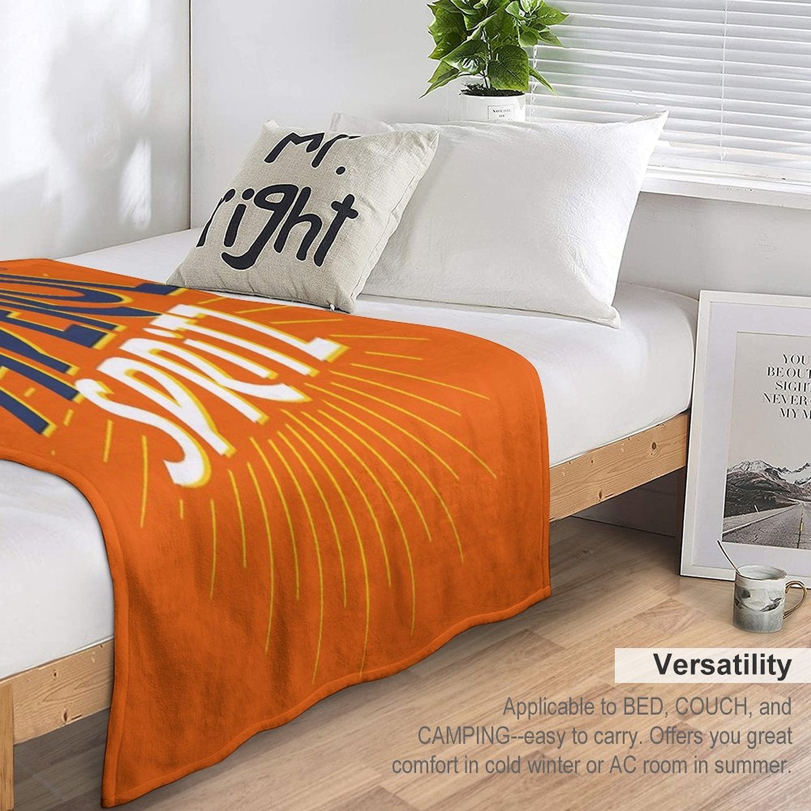 Aperol Spritz Orange Travel-friendly Throw Blanket