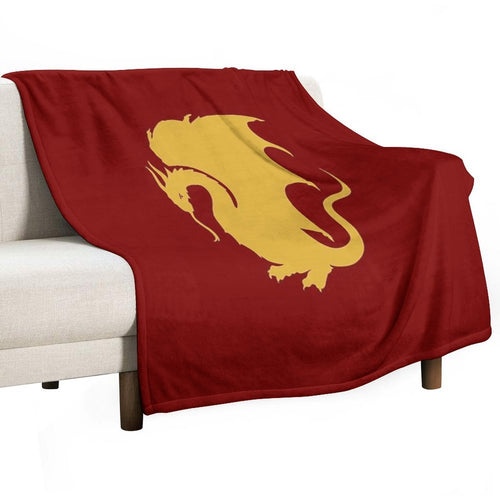 Arthur's Dragon Wrinkle-free Throw Blanket