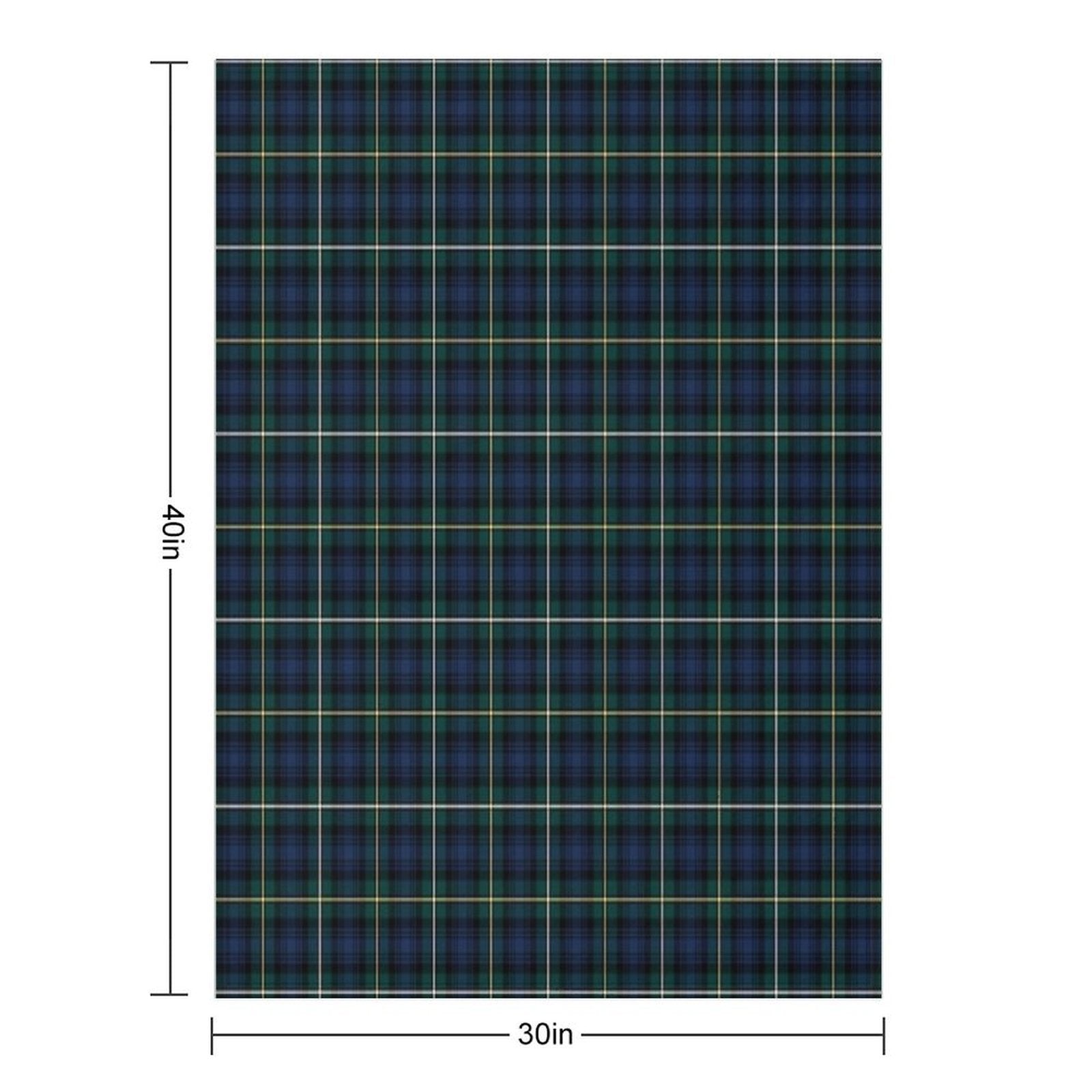 Clan Campbell Tartan Lightweight Throw Blanket