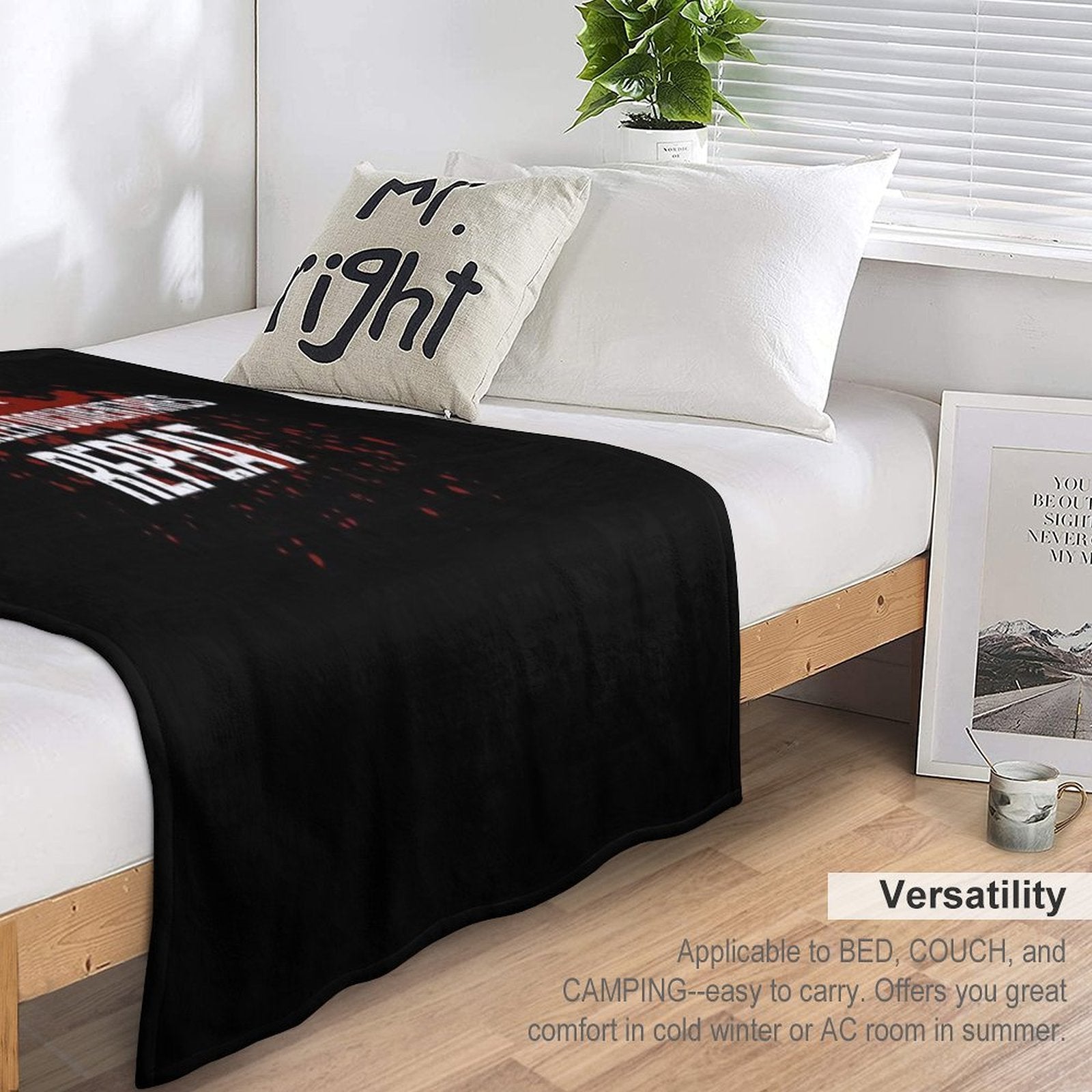 Eat Sleep Serial Killer Documentaries Repeat Crime Lover Easy Care Throw Blanket