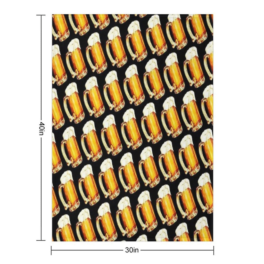 Bier Pattern Comfort Throw Blanket