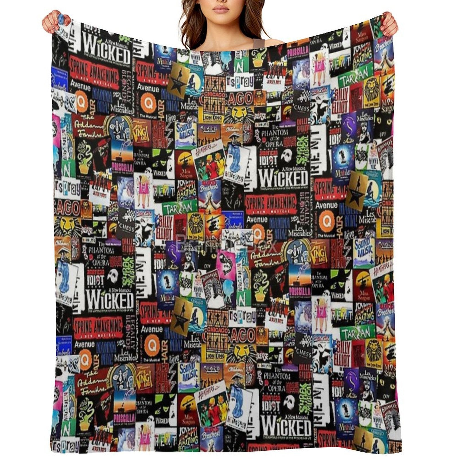 Collage II Musical All-season Throw Blanket