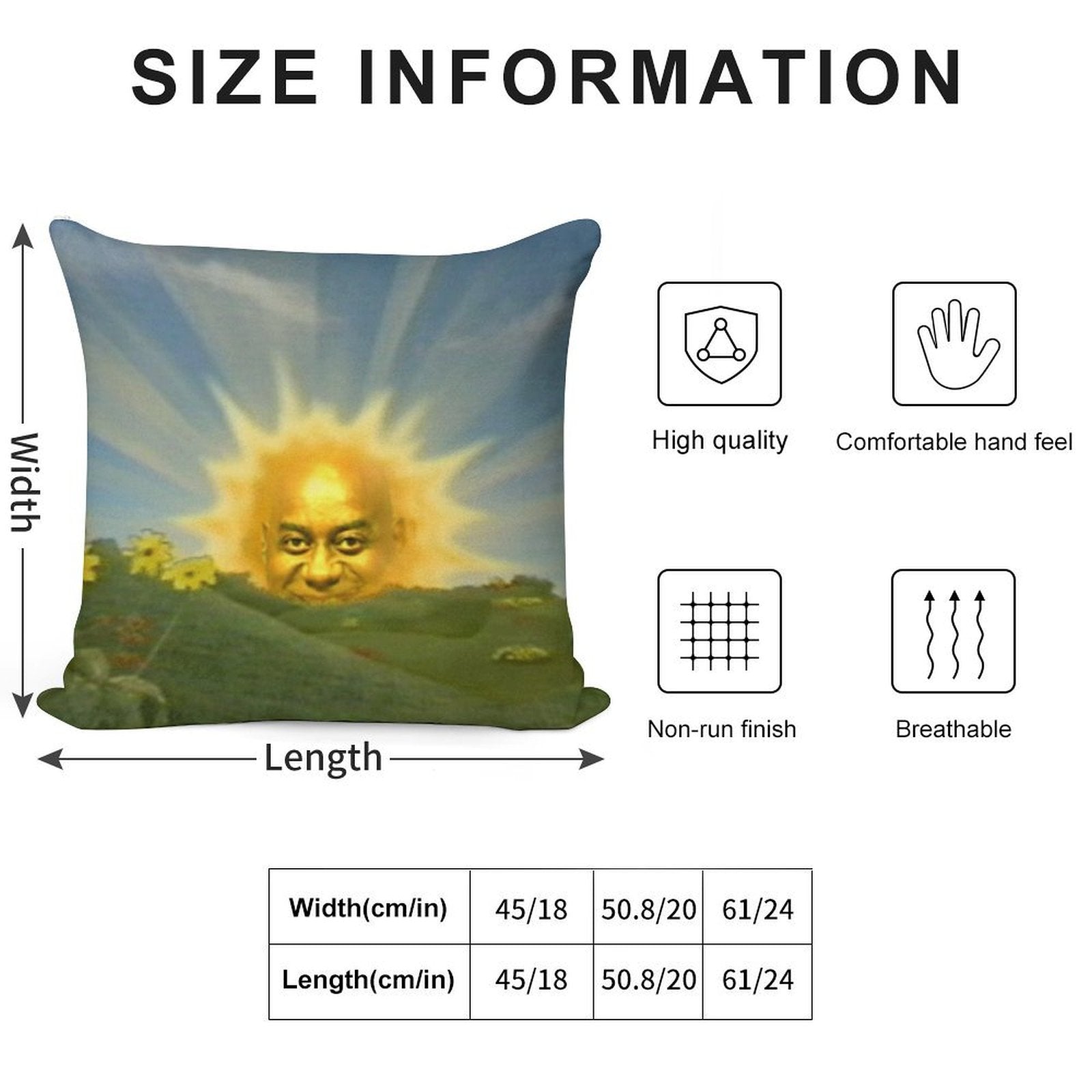 Ainsley Harriott in The Sun Soft Shrink-Resistant Throw Pillow
