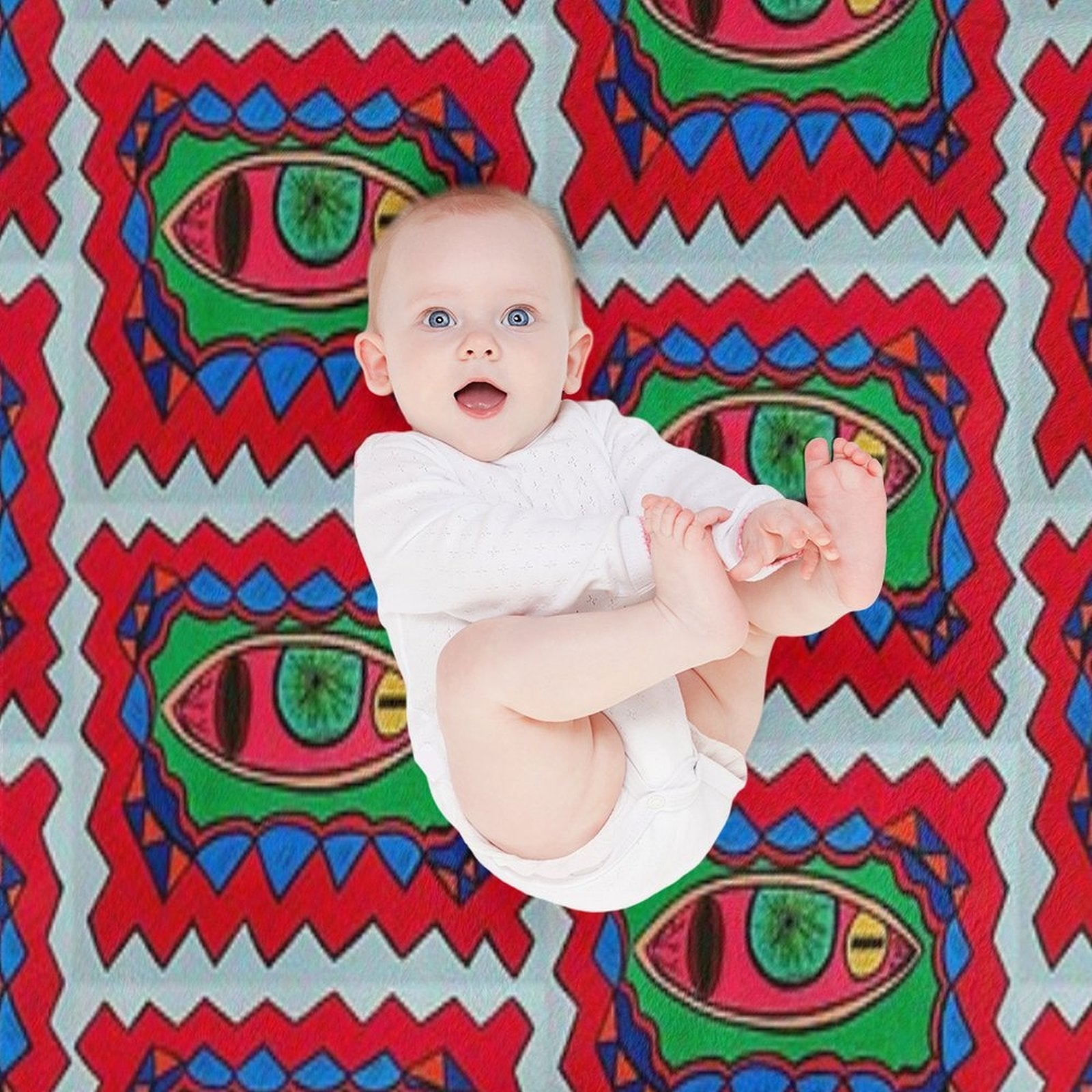 A Story of Looks Compact Throw Blanket
