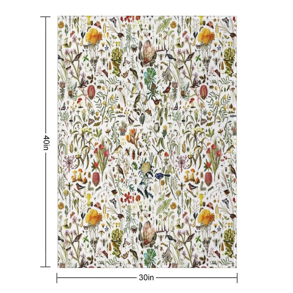 Biology Australia. Plush Throw Blanket