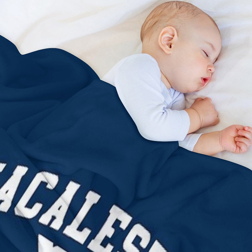 Vintage Macalester College Minessota Compact Throw Blanket