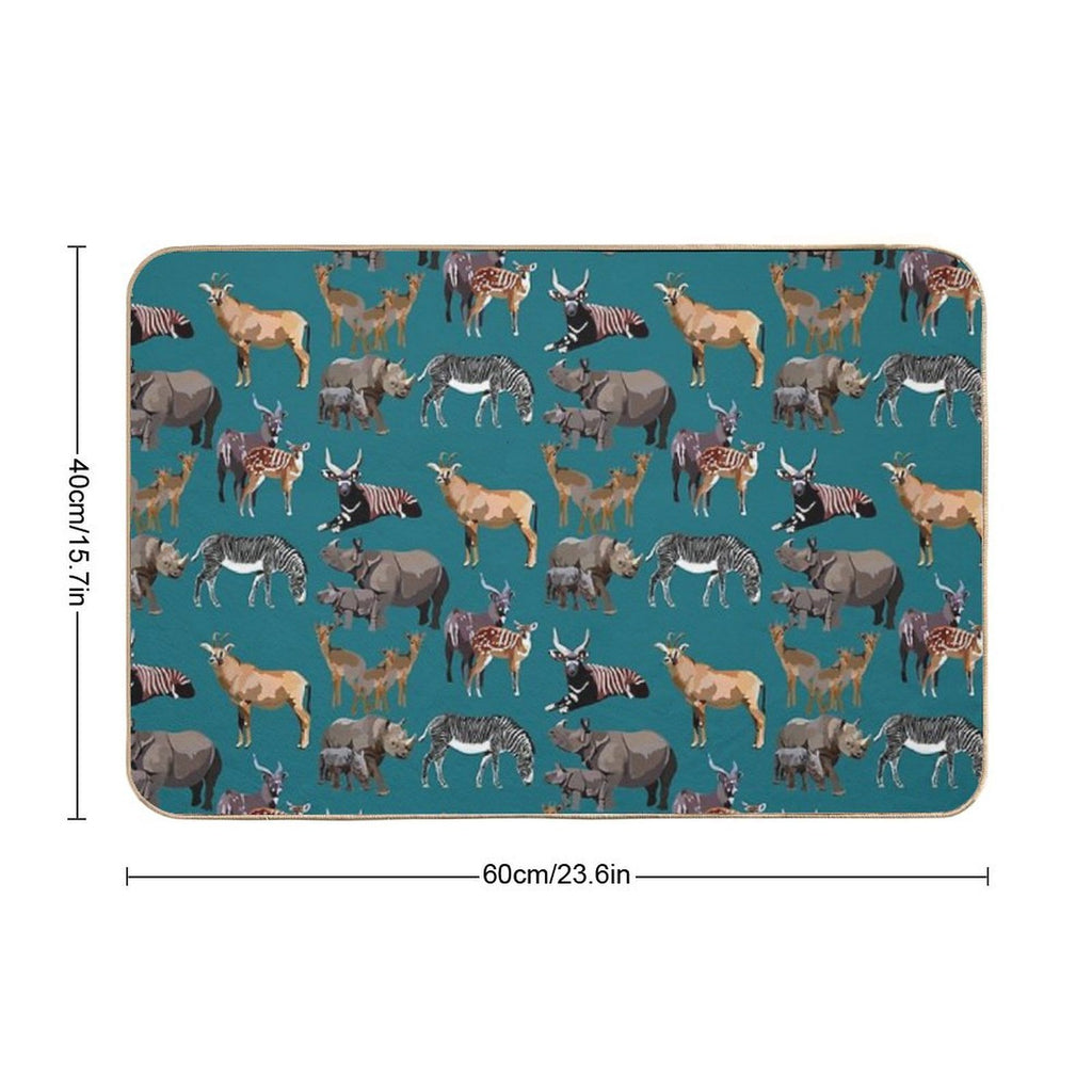 Mixed Hoofstock  Long-Lasting Bath Mat