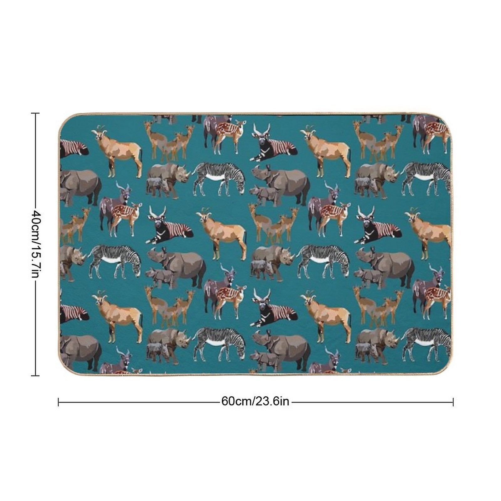 Mixed Hoofstock  Long-Lasting Bath Mat