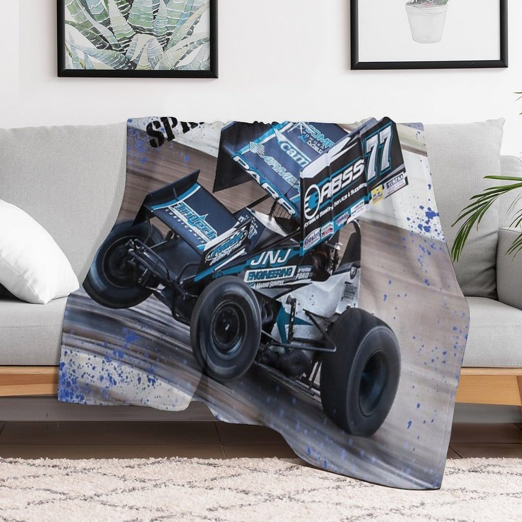 Big 410 Sprint Car All-season Throw Blanket