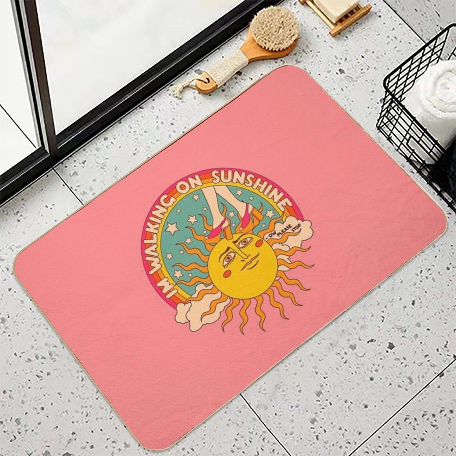 Walking on Sunshine  Eco-Friendly Bath Mat