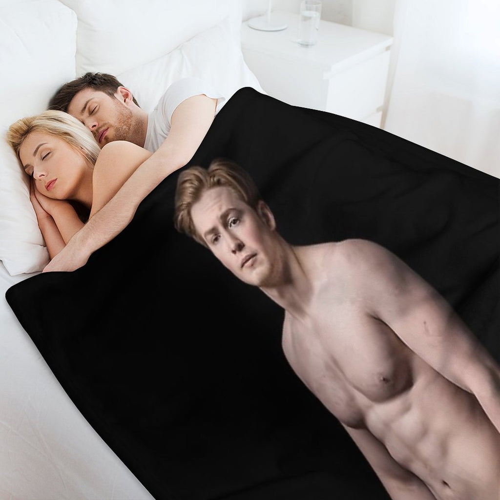 Kit Connor Shirtless  Hot Compact Throw Blanket