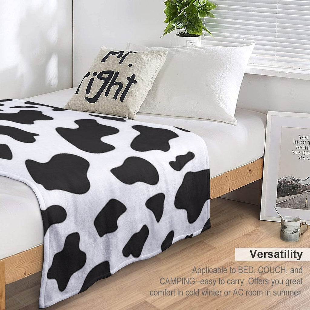 Cow Pattern Gift-ready Throw Blanket