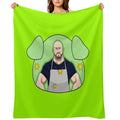 Chef at The Oinky Doink Cafe Travel-friendly Throw Blanket