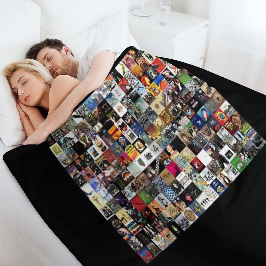 Greatest Rock Albums Of All Time Poster Lightweight Sweatshirt Eco-conscious Throw Blanket