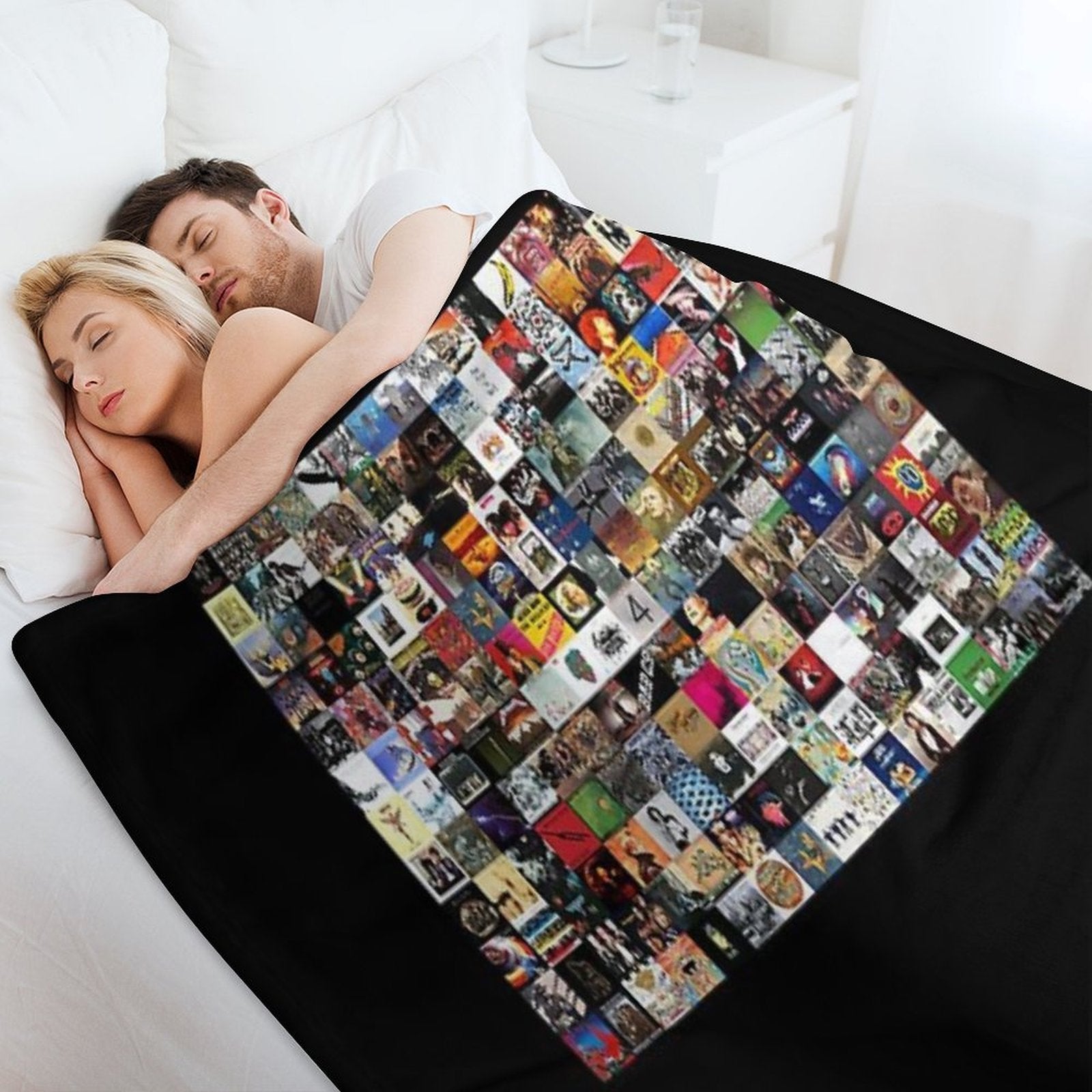 Greatest Rock Albums Of All Time Poster Lightweight Sweatshirt Eco-conscious Throw Blanket