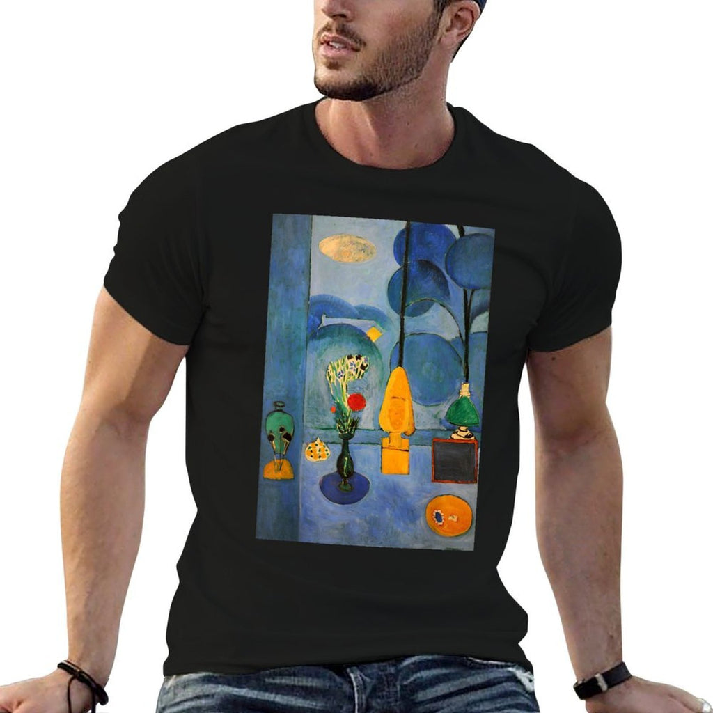 Matisse -- The Blue Window  Summer-ready Fabric T-Shirt