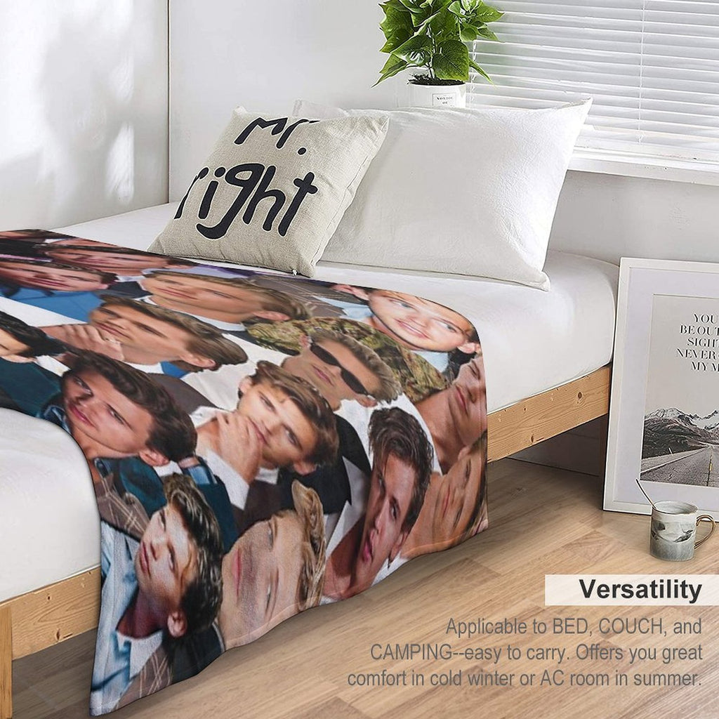 Austin Butler Photo Collage Versatility Throw Blanket