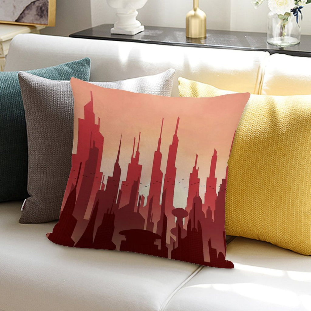 Coruscant Soft Washable Throw Pillow