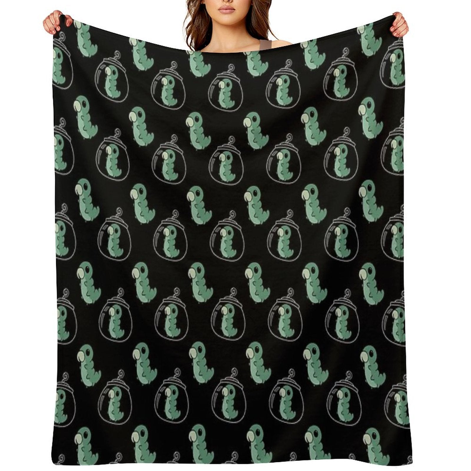 Hollow Knight Grub Pattern Wrinkle-free Throw Blanket