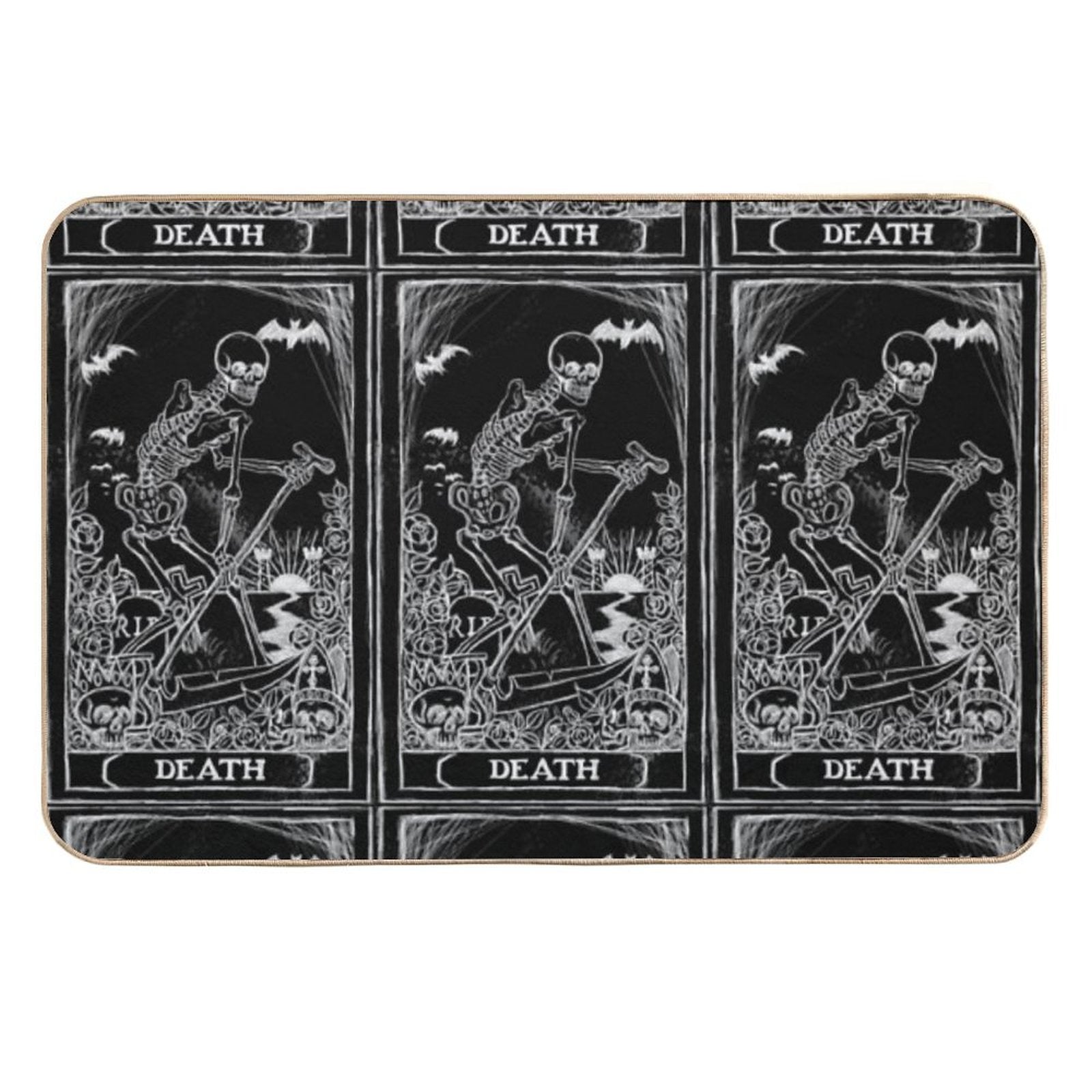 Death Card  Odorless Bath Mat